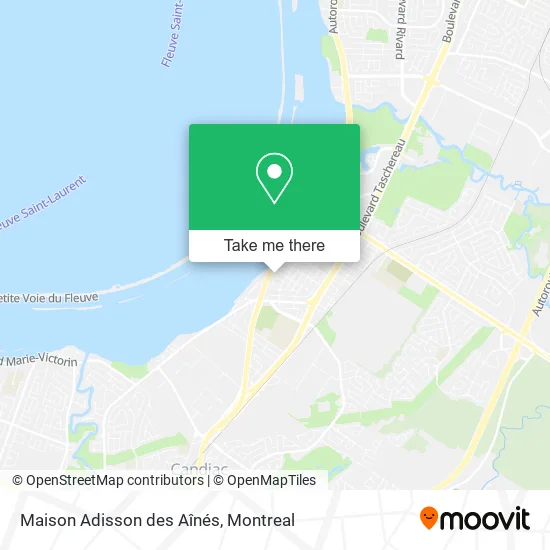 Maison Adisson des Aînés map