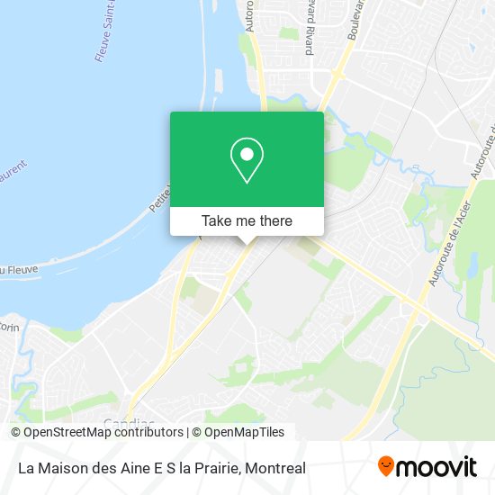 La Maison des Aine E S la Prairie map