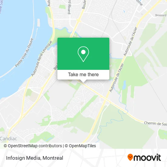 Infosign Media map