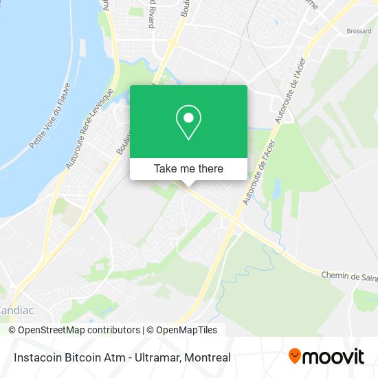 Instacoin Bitcoin Atm - Ultramar map