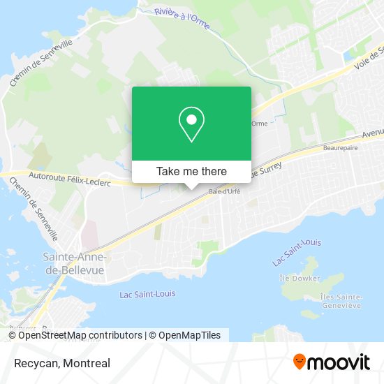 Recycan map