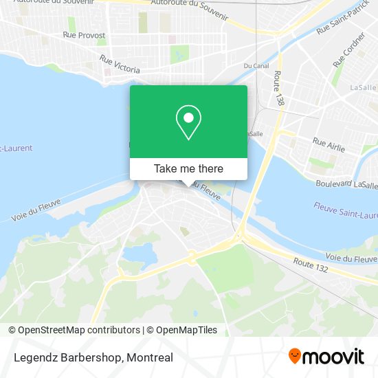 Legendz Barbershop map