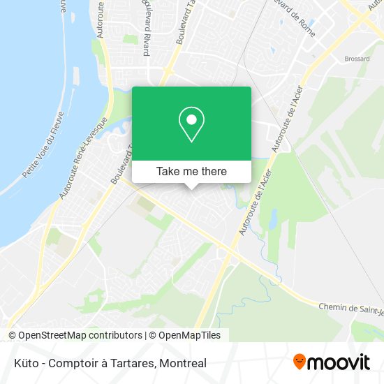 Küto - Comptoir à Tartares map