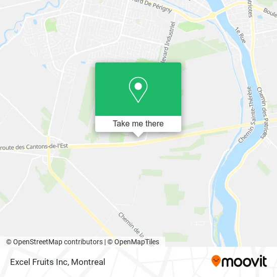 Excel Fruits Inc map