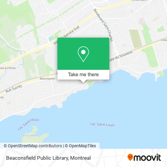 Beaconsfield Public Library map