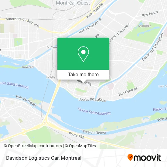 Davidson Logistics Car map