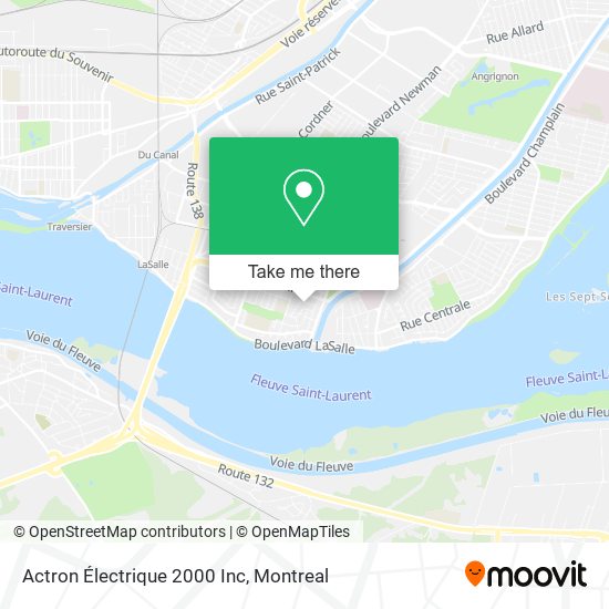 Actron Électrique 2000 Inc map