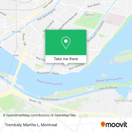 Trembaly, Marthe L map