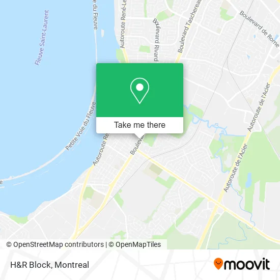 H&R Block map