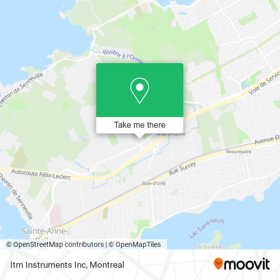 Itm Instruments Inc map