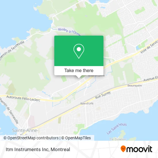 Itm Instruments Inc map