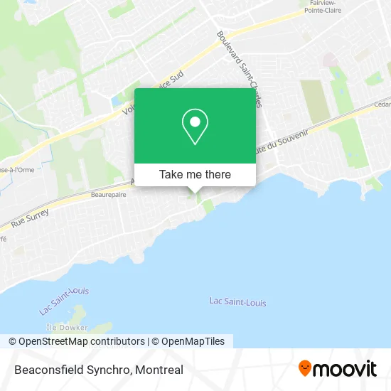 Beaconsfield Synchro map