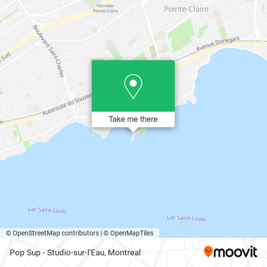 Pop Sup - Studio-sur-l'Eau map