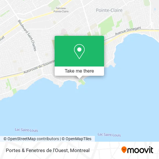 Portes & Fenetres de l'Ouest map