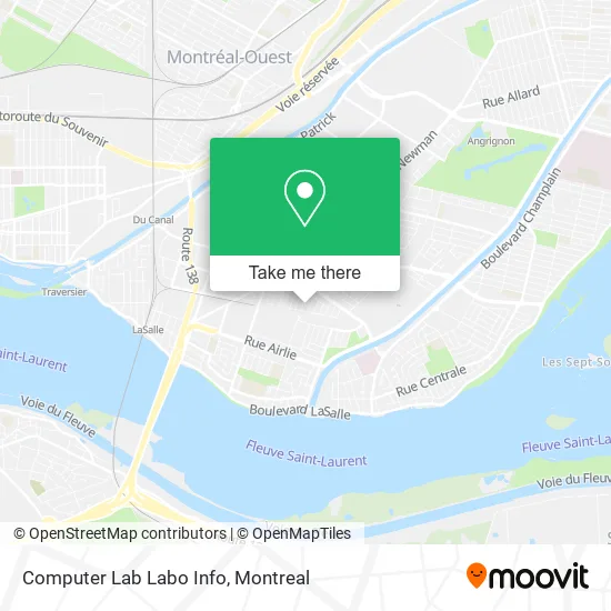 Computer Lab Labo Info map