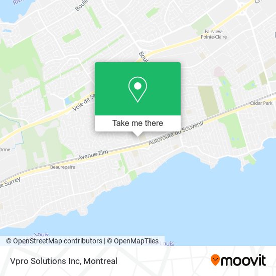 Vpro Solutions Inc map