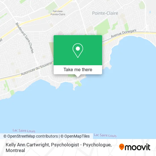Kelly Ann Cartwright, Psychologist - Psychologue map
