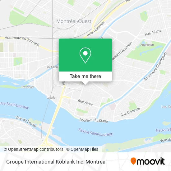 Groupe International Koblank Inc map