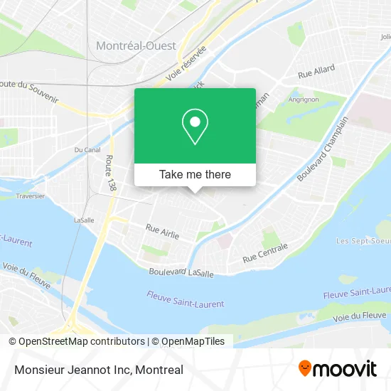 Monsieur Jeannot Inc map