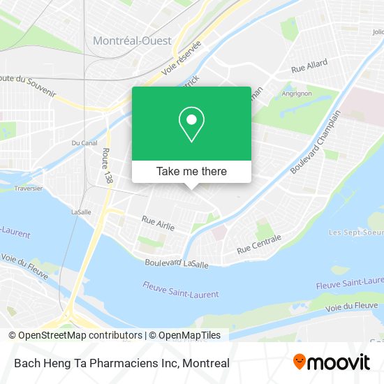 Bach Heng Ta Pharmaciens Inc map