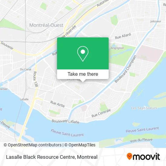 Lasalle Black Resource Centre map