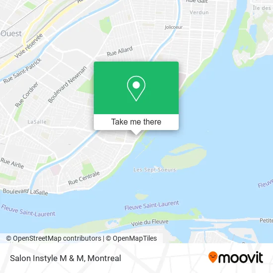 Salon Instyle M & M map