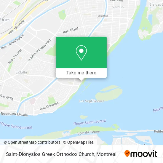 Saint-Dionysios Greek Orthodox Church map