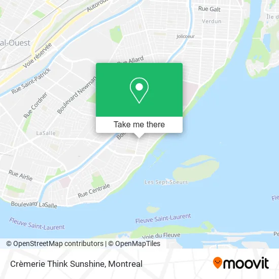 Crèmerie Think Sunshine map