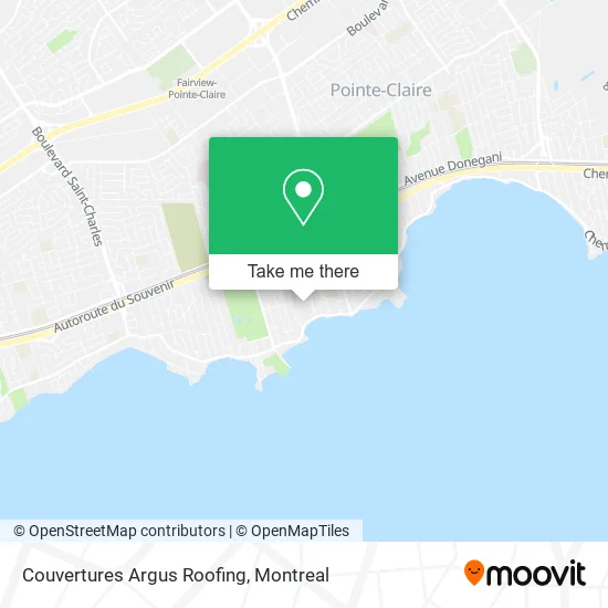 Couvertures Argus Roofing map