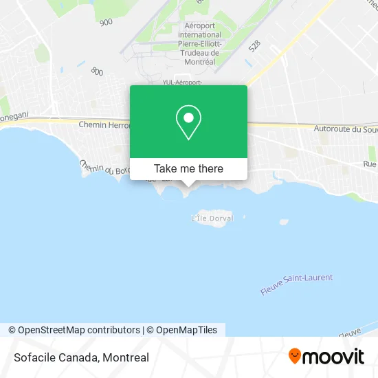 Sofacile Canada map