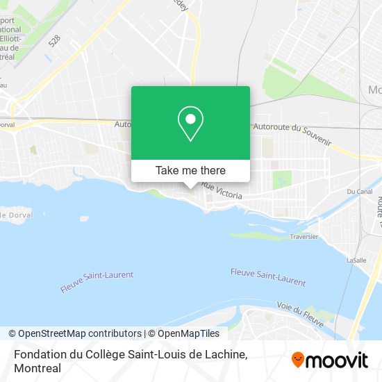 Fondation du Collège Saint-Louis de Lachine map
