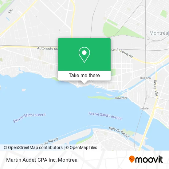 Martin Audet CPA Inc map