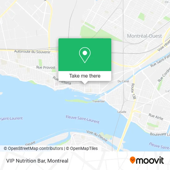 VIP Nutrition Bar map