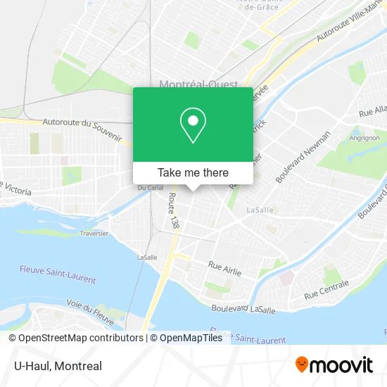 U-Haul map