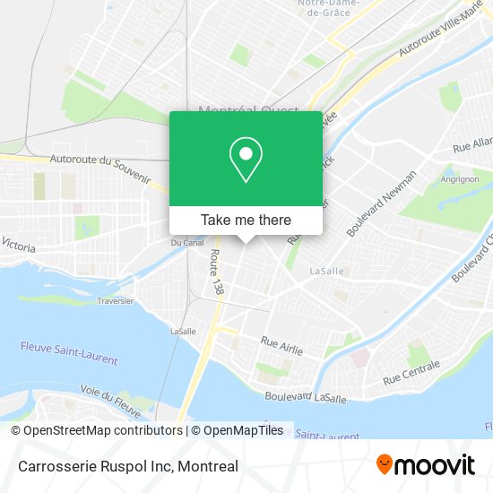Carrosserie Ruspol Inc map