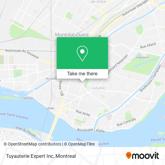 Tuyauterie Expert Inc map