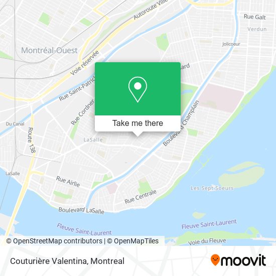 Couturière Valentina map