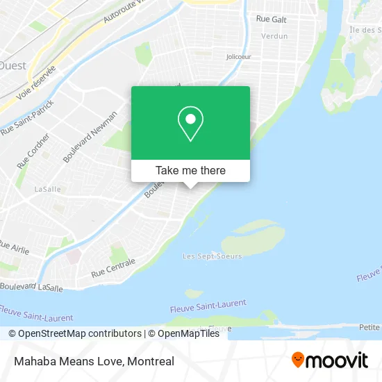 Mahaba Means Love map