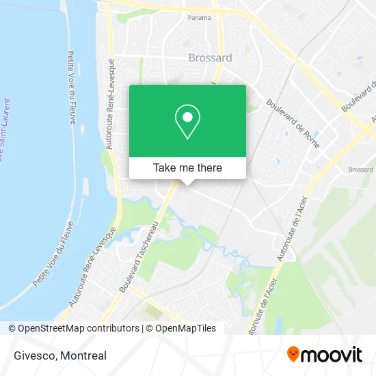 Givesco map