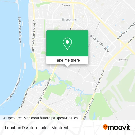 Location D Automobiles map