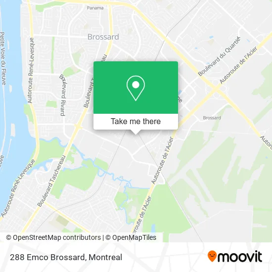 288 Emco Brossard map