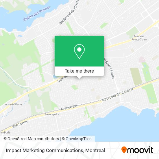 Impact Marketing Communications map