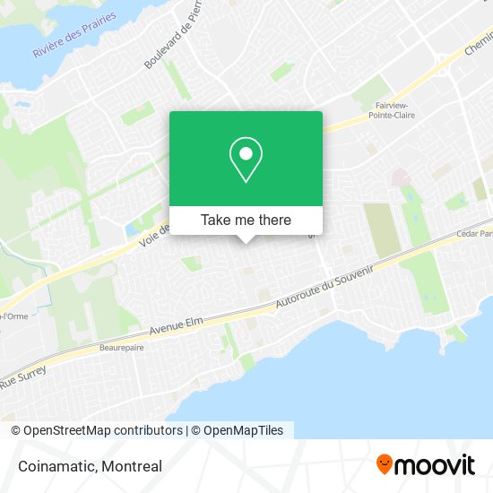 Coinamatic map