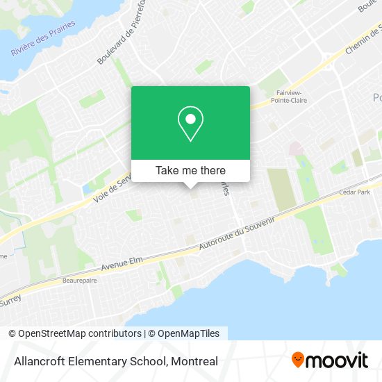 Allancroft Elementary School map
