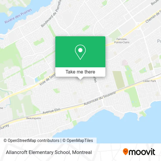 Allancroft Elementary School map