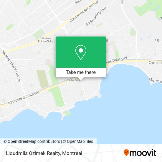 Lioudmila Ozimek Realty map