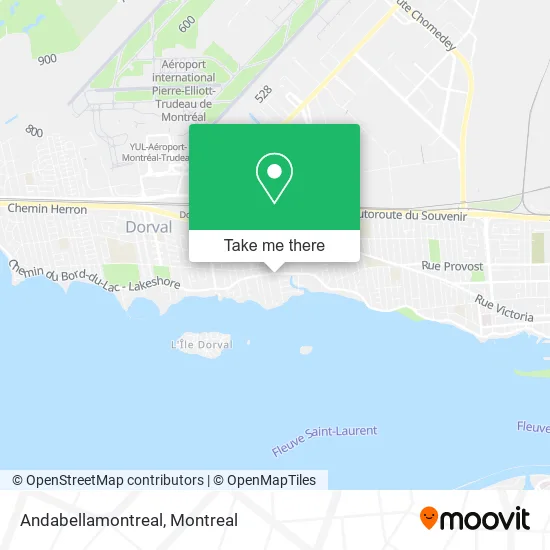 Andabellamontreal map