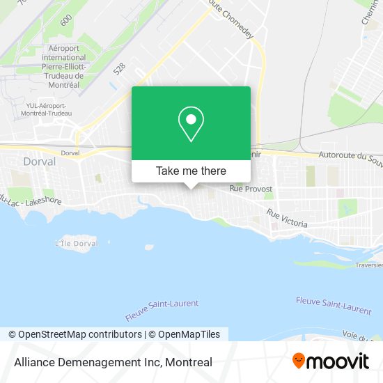 Alliance Demenagement Inc map