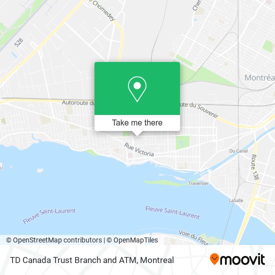 TD Canada Trust Branch and ATM map