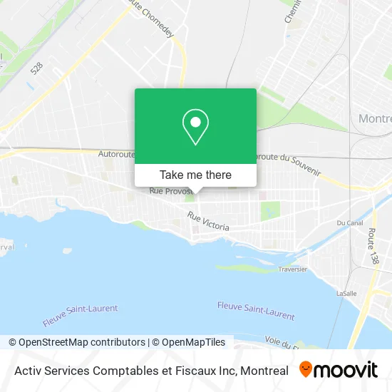 Activ Services Comptables et Fiscaux Inc map